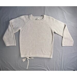 Madewell Cream Waffle Sweater
